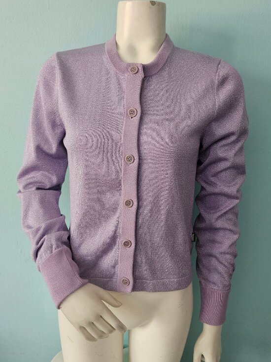 Marc Jacobs Sweaters - HEAVEN by MARC JACOBS NWT Sparkle Cardigan Lilac purple sweater top M